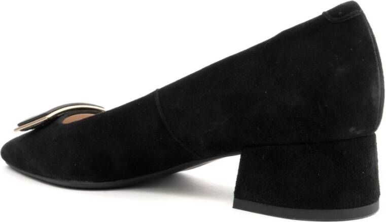 Sergio Moretti Klassieke Zwarte Middelhak Pumps