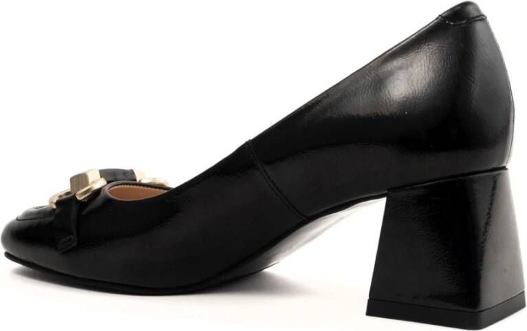 Sergio Moretti Klassieke Zwarte Middelhak Pumps