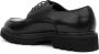 Sergio Moretti Zwarte Leren Formele Platte Schoenen - Thumbnail 2