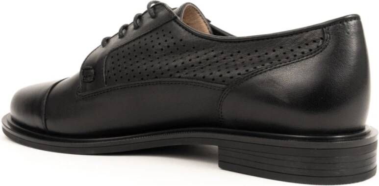 Sergio Moretti Zwarte Veterschoenen