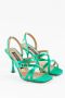 Sergio Rossi Emerald Green Mini Prince Strappy Sandalen Blue Dames - Thumbnail 2