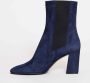 Sergio Rossi Ankle Boots Blauw Dames - Thumbnail 3