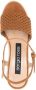 Sergio Rossi Bruine Jute Platform Sandalen met Enkelband - Thumbnail 2