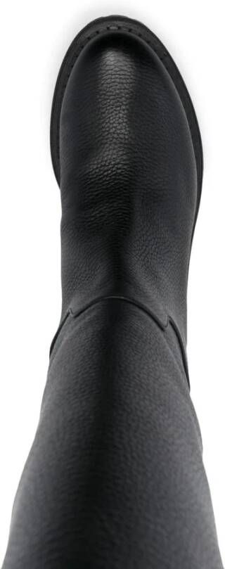 Sergio Rossi Elegante Zwarte Hoge Laarzen voor Vrouwen Black Dames