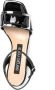 Sergio Rossi Zwarte Leren Middelhak Sandalen Black Dames - Thumbnail 4