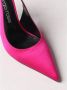 Sergio Rossi Fuchsia Satin Pumps Heels - Thumbnail 2
