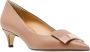 Sergio Rossi Beige Leren Decollete met 3cm Hak Beige Dames - Thumbnail 2