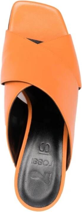 Sergio Rossi Heeled Mules Oranje Dames