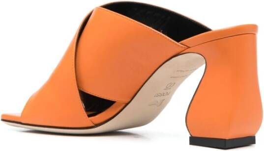 Sergio Rossi Heeled Mules Oranje Dames