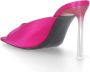 Sergio Rossi Fuchsia Leren Hakken Muiltjes Roze Dames - Thumbnail 3