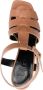 Sergio Rossi Gekooide Leren Hoge Hak Sandalen Bruin Dames - Thumbnail 6
