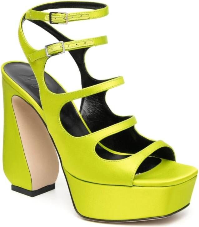 Sergio Rossi High Heel Sandals Geel Dames