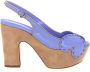 Sergio Rossi Budapest-geïnspireerde hoge hak sandalen Purple Dames - Thumbnail 4