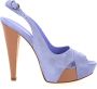 Sergio Rossi Budapest-geïnspireerde hoge hak sandalen Purple Dames - Thumbnail 4