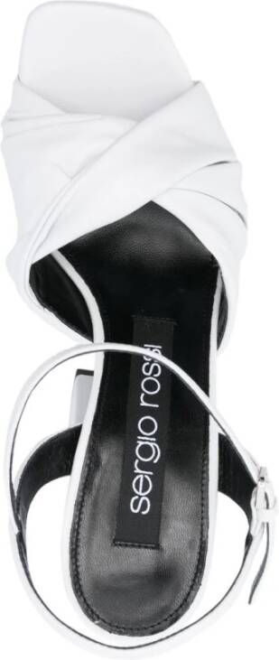 Sergio Rossi Witte hoge hak sandalen Wit Dames