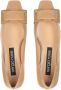 Sergio Rossi Leren Ballerina Flats Patent Vierkante Neus - Thumbnail 2