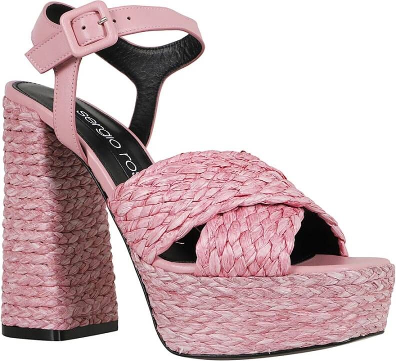 Sergio Rossi Lichtroze Sandal-90 Pink Dames