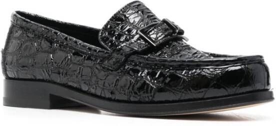 Sergio Rossi Loafers met Krokodillenpatroon