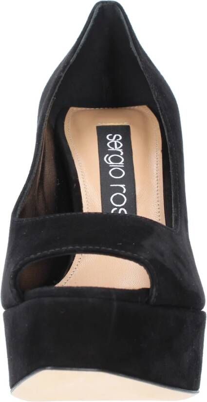 Sergio Rossi Met hak zwart Black Dames