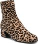 Sergio Rossi Mini Leo Flock Print Laarzen Beige Dames - Thumbnail 2