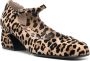Sergio Rossi Mini Leo Flock Print Pumps Multicolor Dames - Thumbnail 2