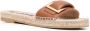 Sergio Rossi Bruin Leren Elegant Open Muiltjes Brown Dames - Thumbnail 2