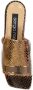Sergio Rossi Open Teen Slip-On Leren Platte Schoenen - Thumbnail 2