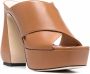 Sergio Rossi Platform lederen muildieren Bruin Dames - Thumbnail 2