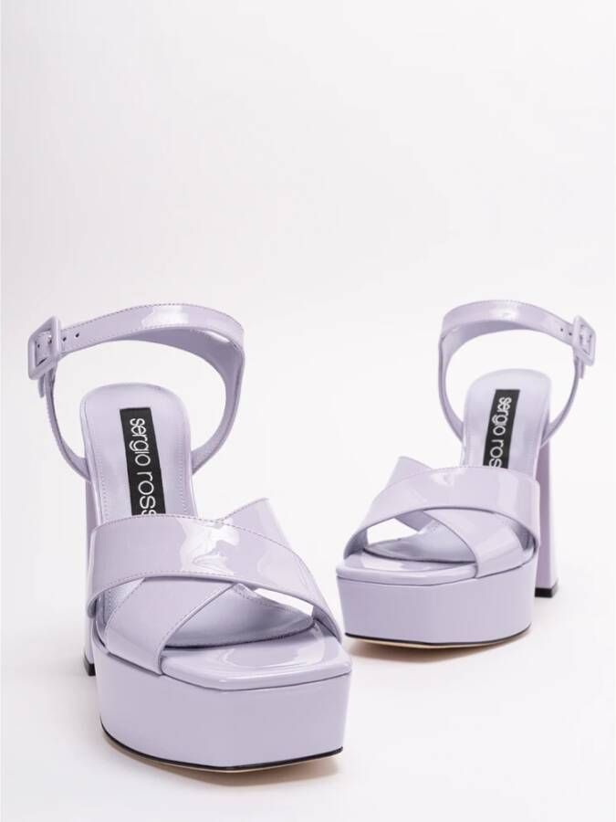 Sergio Rossi Elegante Wisteria Sandalen Paars Dames