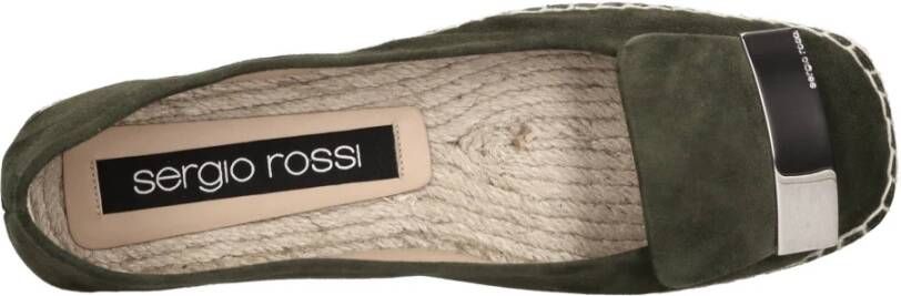 Sergio Rossi Platte schoenen Groen