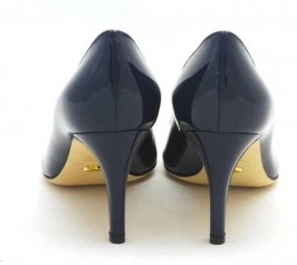 Sergio Rossi Marineblauwe Pumps Verrijk Je Schoenencollectie Blauw Dames