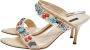 Sergio Rossi Pre-owned Canvas sandals Beige Dames - Thumbnail 3