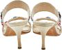 Sergio Rossi Pre-owned Canvas sandals Beige Dames - Thumbnail 4