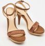 Sergio Rossi Pre-owned Canvas sandals Brown Dames - Thumbnail 4