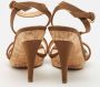 Sergio Rossi Pre-owned Canvas sandals Brown Dames - Thumbnail 5