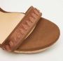 Sergio Rossi Pre-owned Canvas sandals Brown Dames - Thumbnail 7