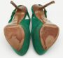 Sergio Rossi Pre-owned Canvas sandals Green Dames - Thumbnail 6
