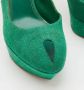 Sergio Rossi Pre-owned Canvas sandals Green Dames - Thumbnail 7