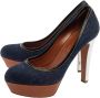 Sergio Rossi Pre-owned Denim heels Blue Dames - Thumbnail 3