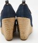 Sergio Rossi Pre-owned Denim sandals Blue Dames - Thumbnail 5