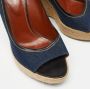 Sergio Rossi Pre-owned Denim sandals Blue Dames - Thumbnail 7