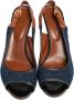 Sergio Rossi Pre-owned Denim sandals Blue Dames - Thumbnail 2
