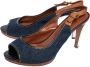 Sergio Rossi Pre-owned Denim sandals Blue Dames - Thumbnail 3