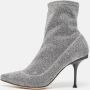 Sergio Rossi Pre-owned Fabric boots Gray Dames - Thumbnail 2