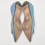 Sergio Rossi Pre-owned Fabric flats Blue Dames - Thumbnail 6