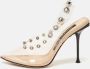 Sergio Rossi Pre-owned Fabric heels Beige Dames - Thumbnail 2
