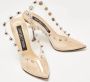 Sergio Rossi Pre-owned Fabric heels Beige Dames - Thumbnail 4