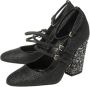 Sergio Rossi Pre-owned Fabric heels Black Dames - Thumbnail 3