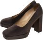 Sergio Rossi Pre-owned Fabric heels Brown Dames - Thumbnail 3