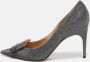 Sergio Rossi Pre-owned Fabric heels Gray Dames - Thumbnail 2